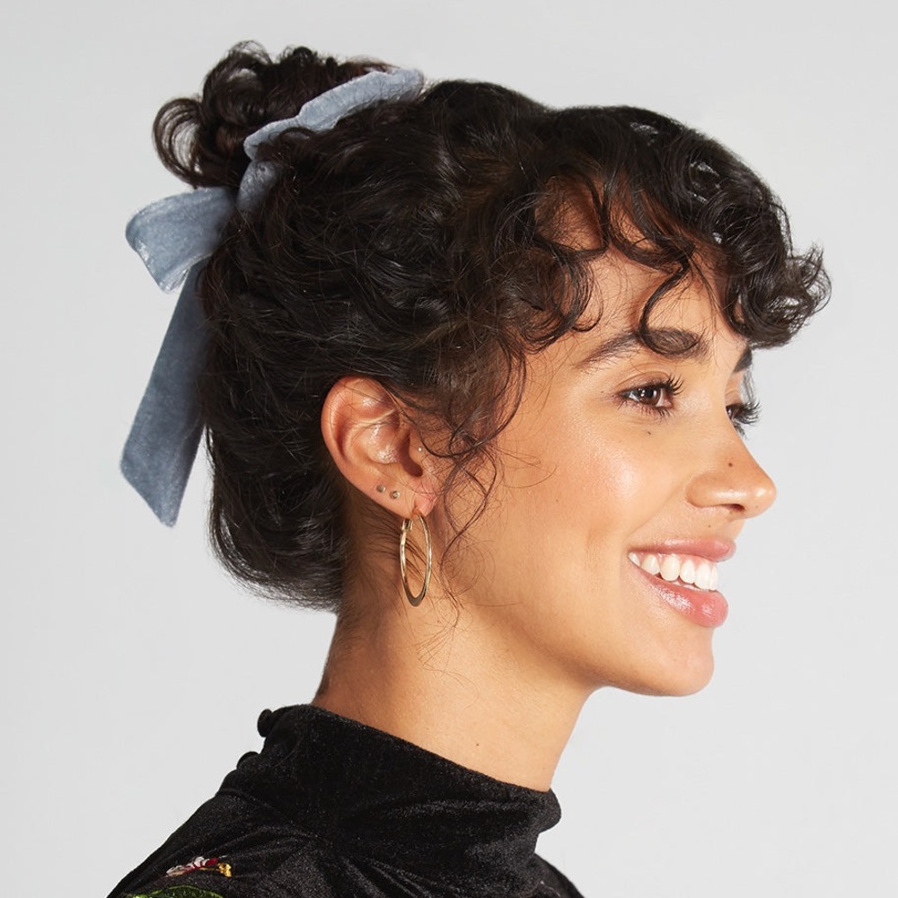 Pretty In Plush Scarf Scrunchie